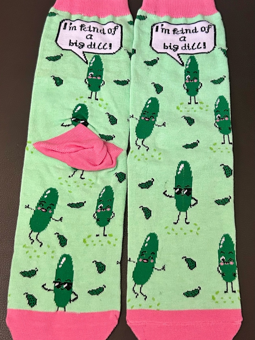 Pickle Graphic Crew Socks